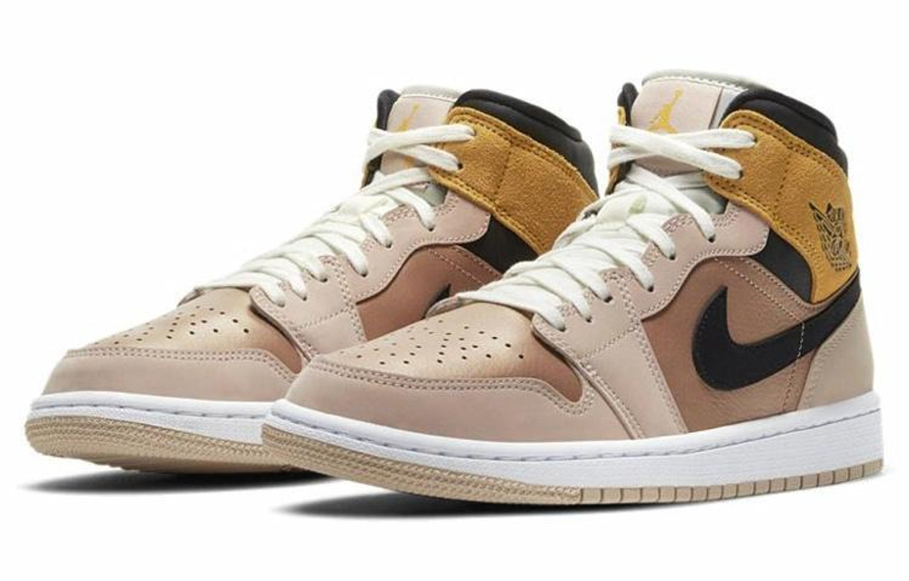 Кроссовки Jordan Air Jordan 1 Mid Se "Particle Beige" (Женская размерная сетка)
