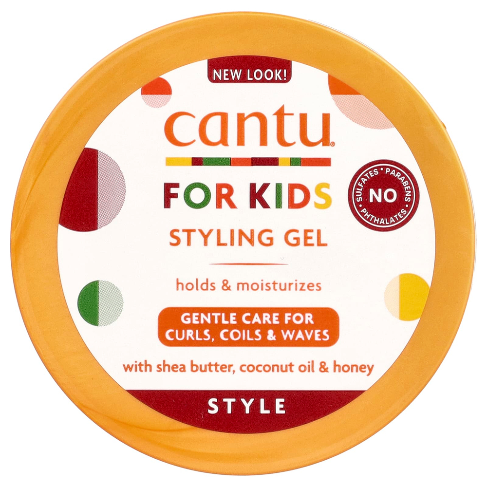 Cantu, для детей, гель для укладки, для локонов, кудрей и волн, 64 г (2,25 унции)