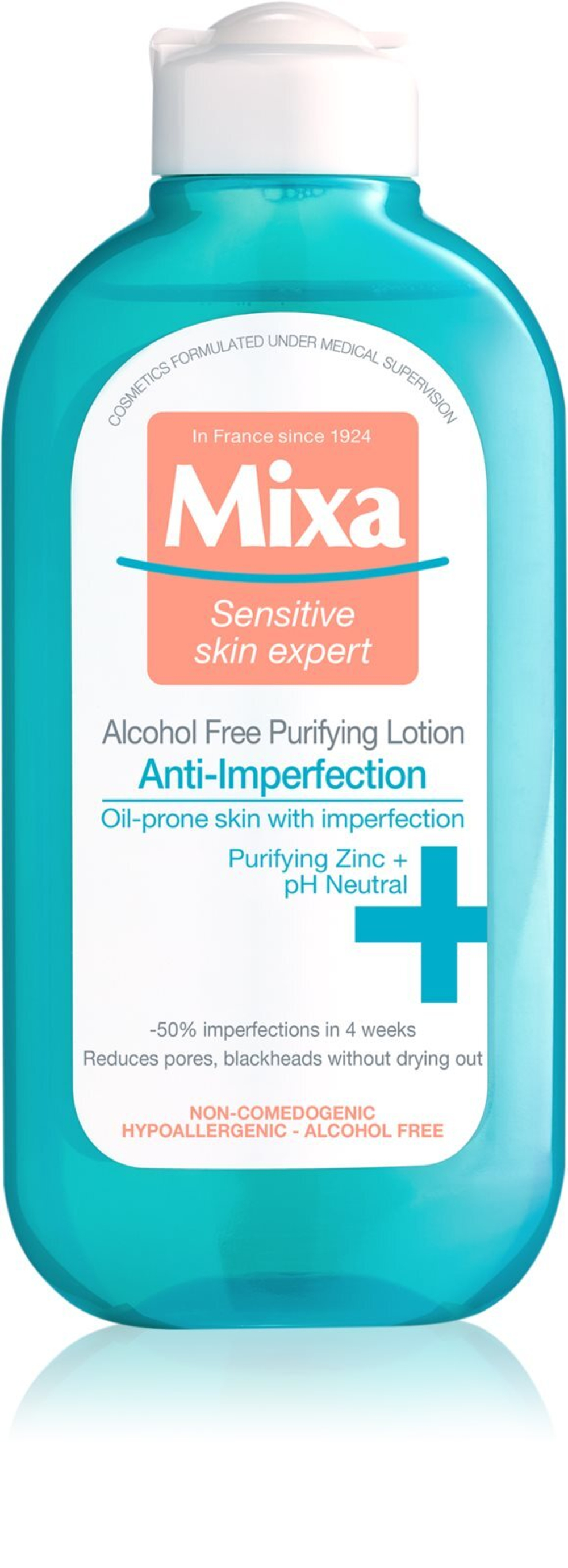MIXA Anti-Imperfection - очищающая вода для лица без спирта /   200  ml  / GTIN 3600550752458