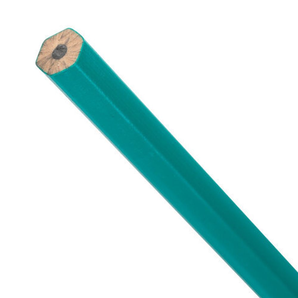 Карандаш чернографитный STAFF "EVERYDAY", 1 шт., НВ, без резинки, пластиковый, корпус зеленый, заточенный, 180962