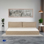 Бескаркасный диван-кровать (трансформер) BuyDream (бежевый)