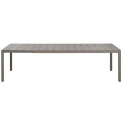 Стол пластиковый раздвижной Rio, 210-280х100 см, коричневый