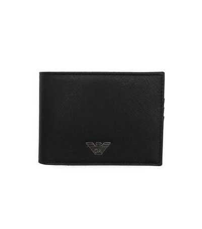 Кожаный кошелек Emporio Armani - черный(Y4R165 Y138E)