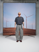 Брюки Nothomme Monterest Limited Edition Nylon Multi-Pocket Softshell Wide-Leg Pants "Grayish-Blue Tiles"