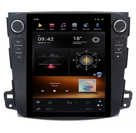 Автомагнитола Тесла стиль для Mitsubishi Outlander 2007-2012