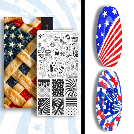 Stamping plate Enigmanic Stamping American Mood