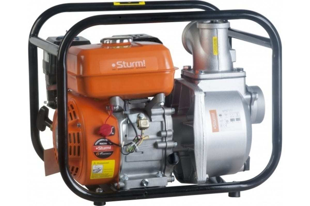 БЕНЗИНОВАЯ МОТОПОМПА STURM! 7ЛС, 4-Х ТАКТ.1000Л/МИН ЧАСТ D=28ММ D=80ММ BP8710GV