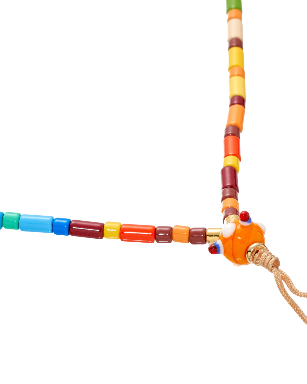 Цепь на телефон, разноцветная эмаль, шарик