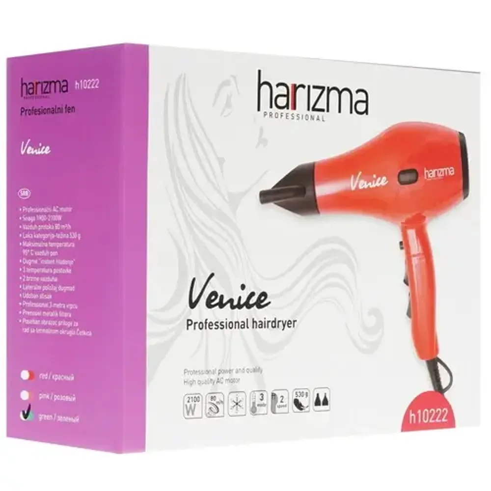Фен профессиональный harizma Venice 2100 Вт (h10222-16)