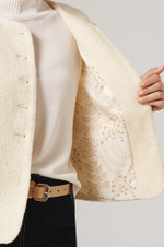 1888 Жакет женский (сливочный)