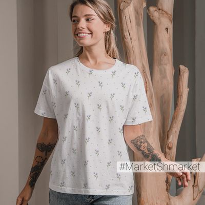 Футболка женская стандарт с принтом 