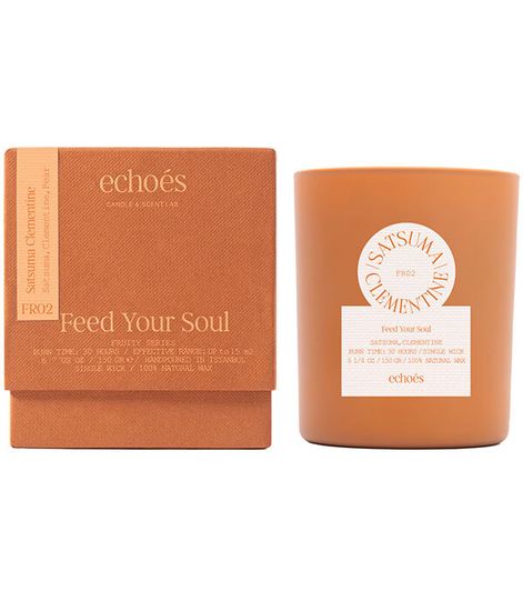 Satsuma Clementine, свеча Feed your soul collection, Echoes