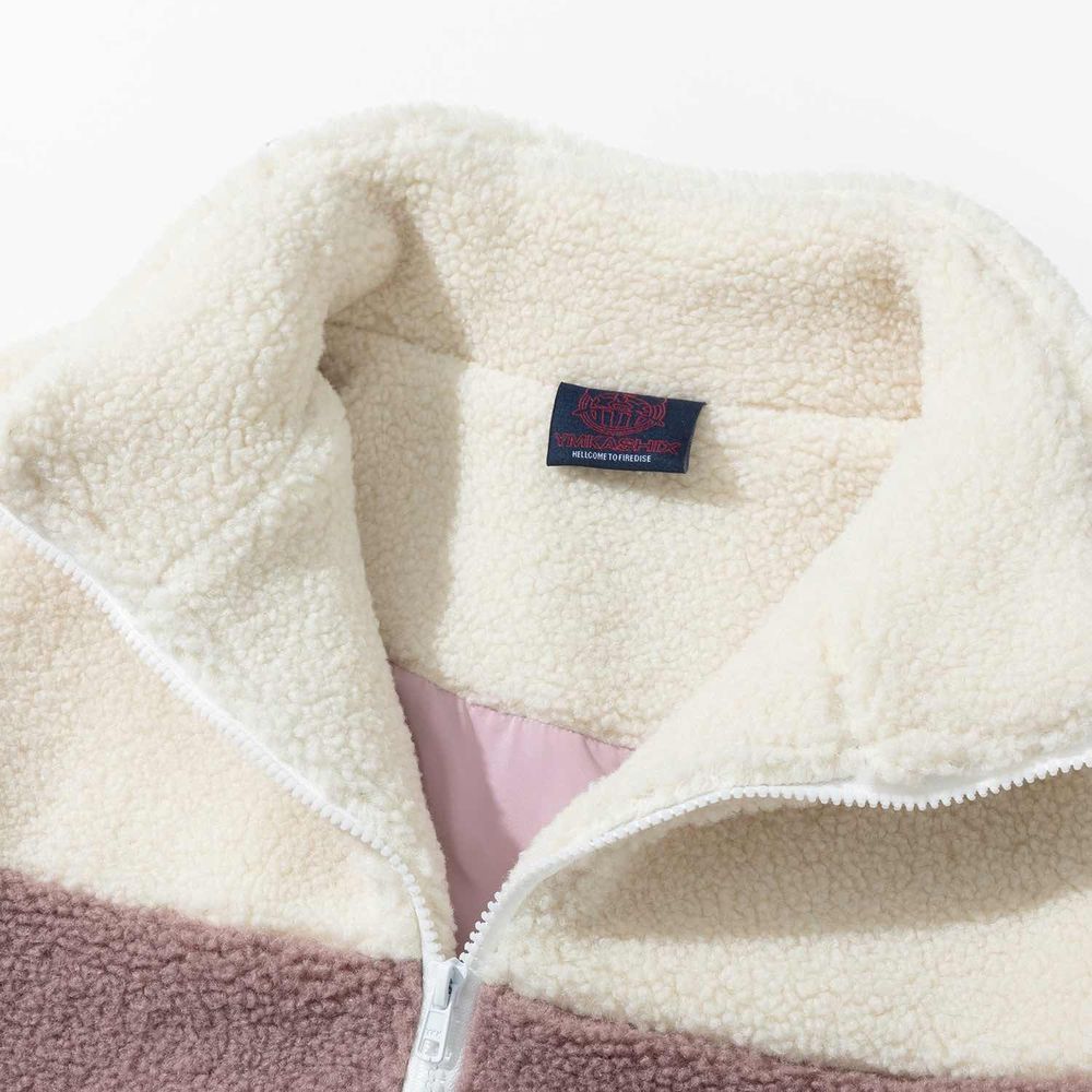 Куртка YMKASHIX Furry HTF Big Logo Лавандовая