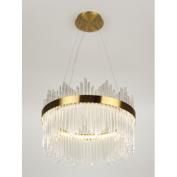 Люстра Rivoli Gwen 6192-201 подвесная светодиодная LED 3000-6300К 112 Вт с пультом | Rivoli