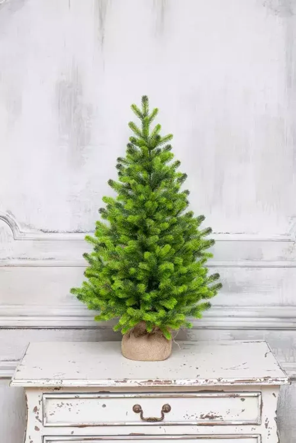 Настольная елка искусственная "Мисхор" (литая хвоя) высота 60 см / 90 см