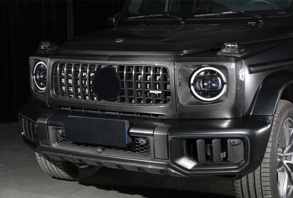 Карбоновая рамка решетки радитора для Mercedes-Benz G-Class W465 G63 2025+гелик гелентваген