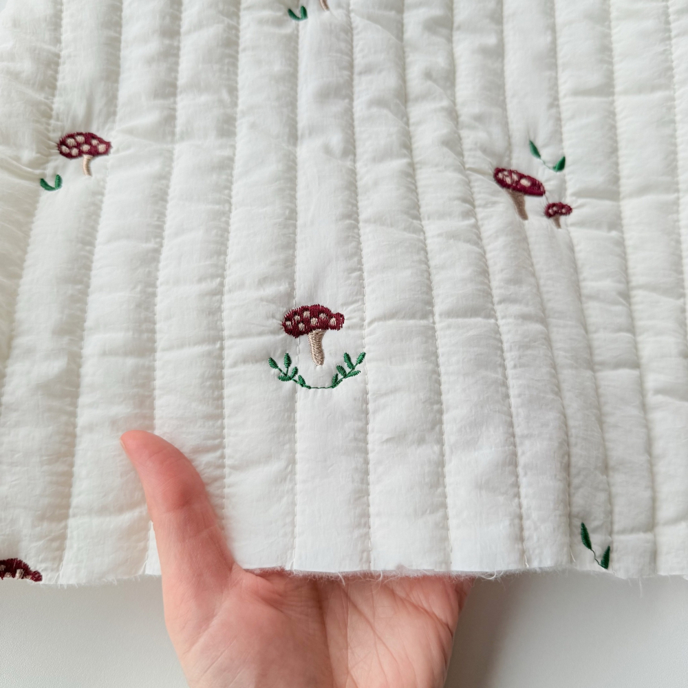 Курточная стежка Грибочки