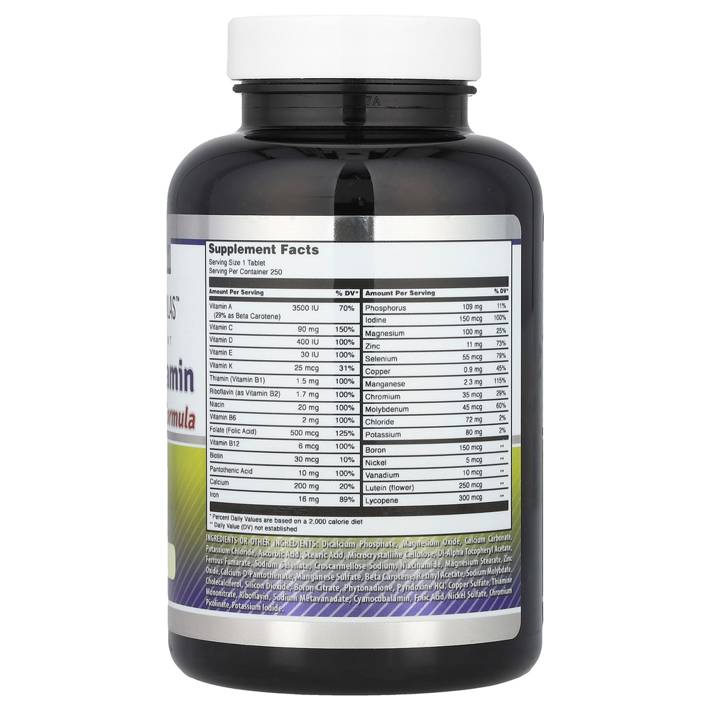 Amazing Nutrition, Мультивитамины для ежедневного приема, 250 таблеток