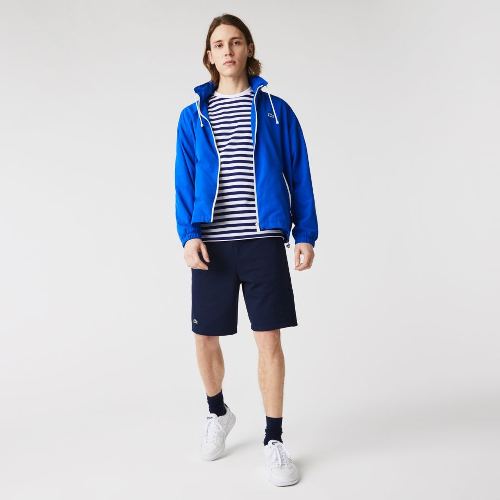 Мужские теннисные шорты Lacoste Men's Sport Fleece Shorts RG - blue marine