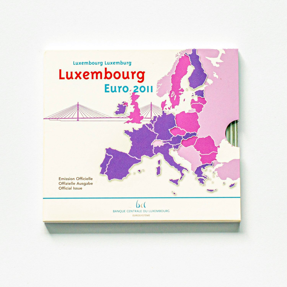 Luxembourg 2011 Year Set + 2 Euro "50th Anniversary of the Appointment of Grand Duke Jean"