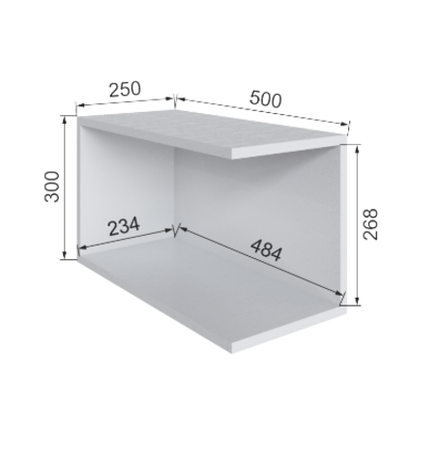 Антресоль Бруклин 25АУЗ300