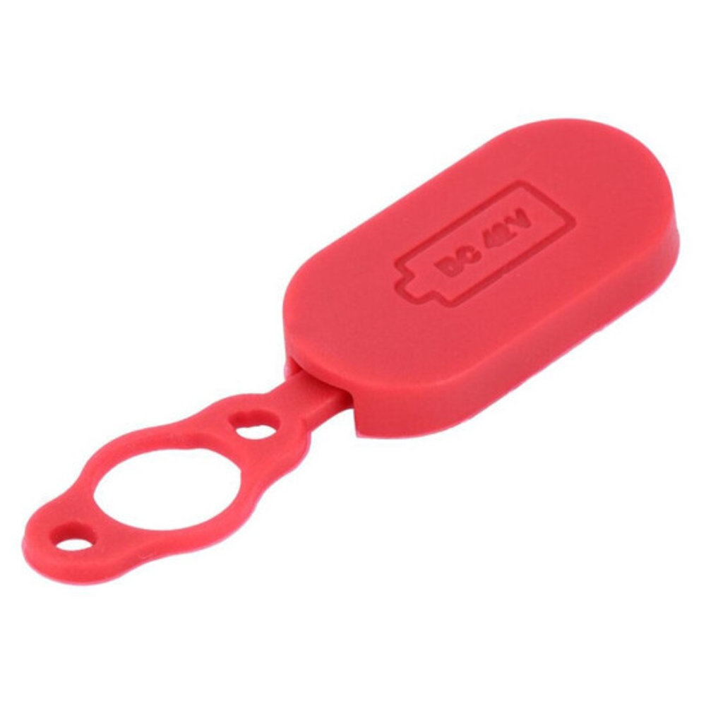 Заглушка порта разъема зарядки для Xiaomi M365 красная