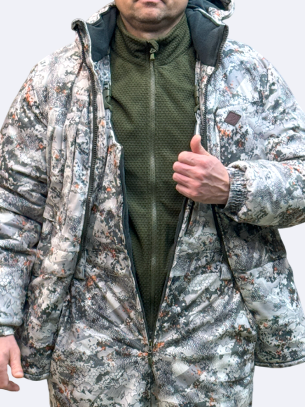 Зимний костюм Taygerr Егерь –45 °C, белый камуфляж, Алова