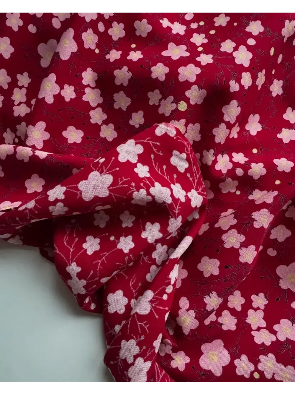 Штапель плательная вискоза для рукоделия