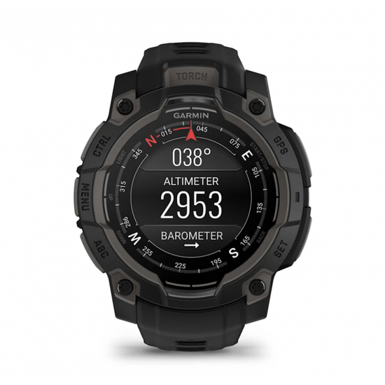 Умные часы Garmin Instinct 3 AMOLED 45 mm Black with Black Band