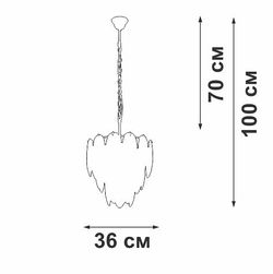 Подвесная люстра Vitaluce V5887 V5887-8/7