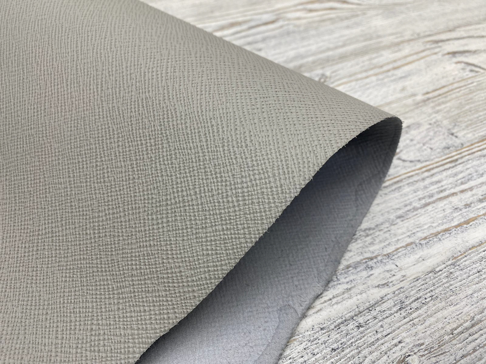 Saffiano Classic Grey (0,9-1,1 мм), цв. Серый, натуральная кожа
