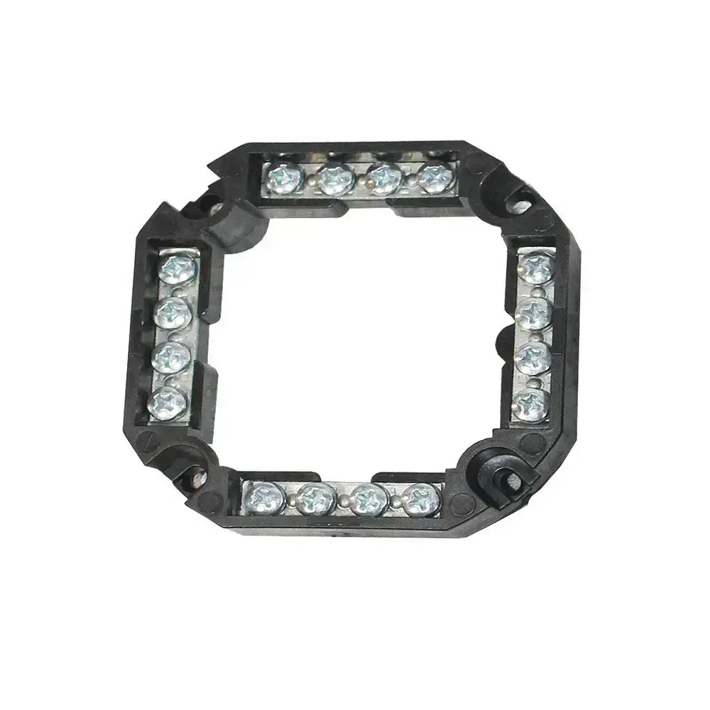 Коробка распределительная СОСНА с клеммой 100х100х50 с 8 кабельными вводами IP54 1 шт.