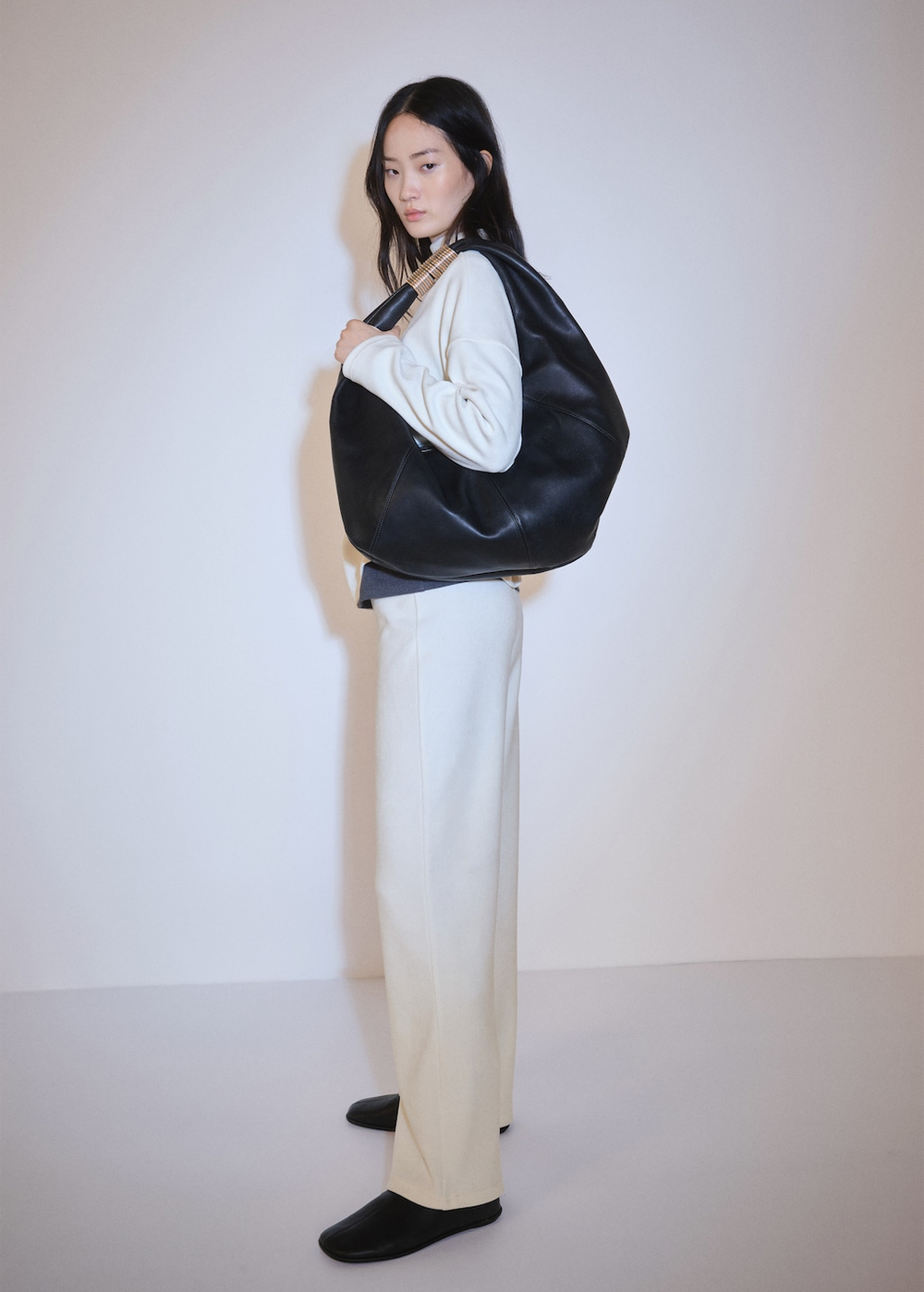 Прямые брюки из вельвета