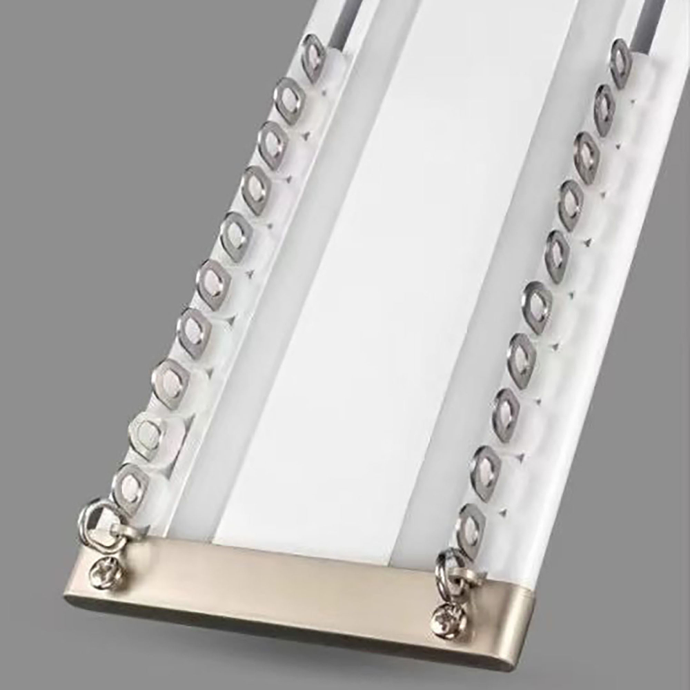 Ультратонкий алюминиевый карниз для штор, потолочный