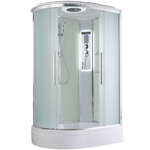 Душевая кабина AvaCan (АваКан) EM3912RLED со средним поддоном, с ГМ, с электрикой и LED освещением, 120х90х220