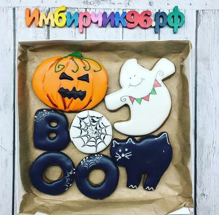 Имбирные пряники Хэллоуин