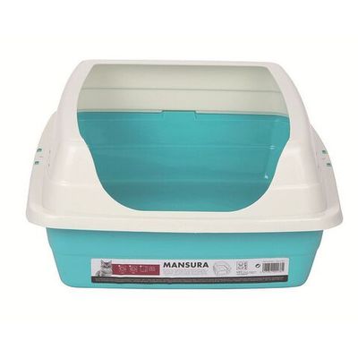 Туалет для кошек с бортиком Mpets MANSURA 49x39x18 см