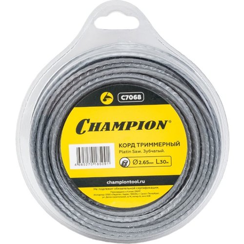 Леска CHAMPION Platin Saw 2.65мм*30м (зубчатая)   C7068