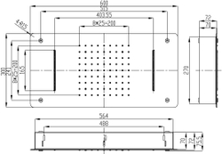 Душевой комплект STWORKI STUDIO S51210GB + S512692GB С ВНУТРЕННЕЙ ЧАСТЬЮ, вороненая сталь