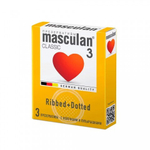 Презерватив Masculan Ribbed + Dotted № 3 (с колечками и пупырышками)