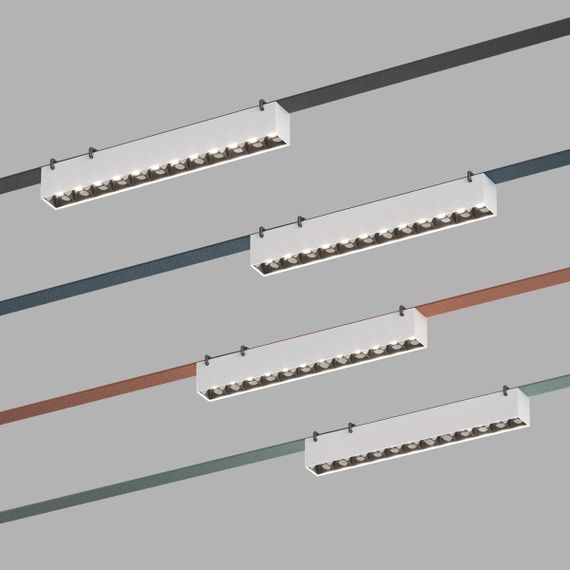 Трековый светильник Denkirs Belty Grill DK5570-WB