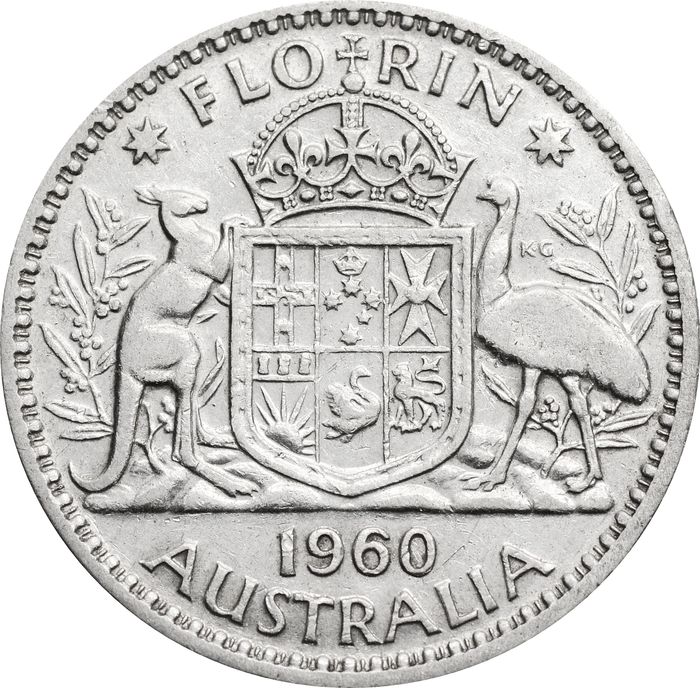 1 флорин 1960 Австралия