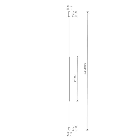 Подвесной светильник Nowodvorski Vertic Led Black 10362