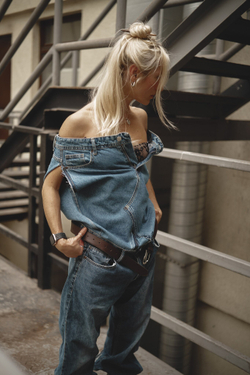 Upcycling комбинезон объемный