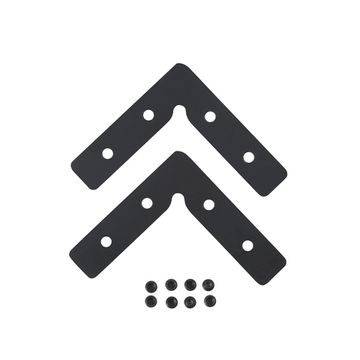 Комплект соединителей верхних для встраиваемого магнитного трека в натяжной ПВХ потолок 2 шт. CLT 0.223 07 чёрный Space Crystal Lux