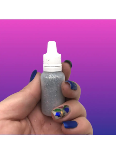 Серебрянные голографические блёстки 15 гр