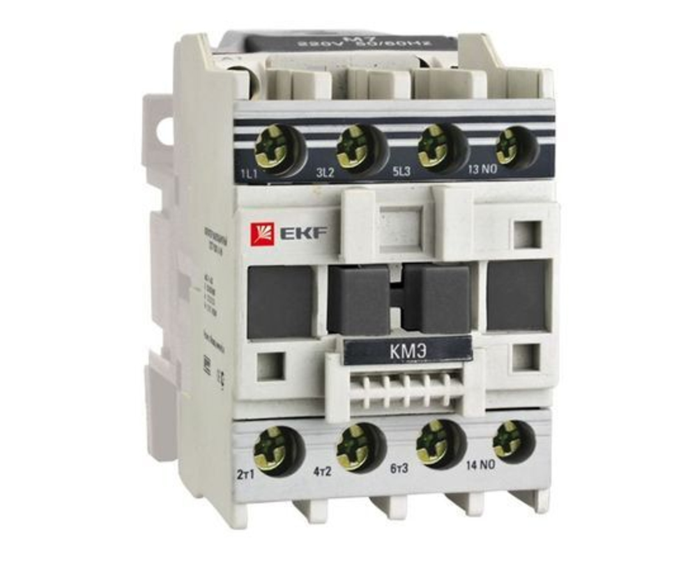 Контактор КМЭ 18А кат. 220В AC 1НО EKF ctr-s-18-220