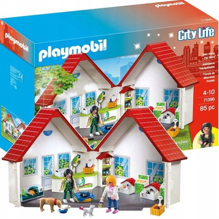 Конструктор Playmobil City Life - Портативный зоомагазин - Плеймобиль 71396