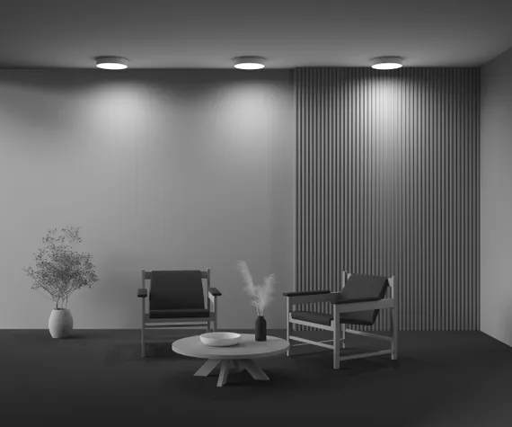 Потолочный светильник Зон / Zon 36 Вт 3000 К 120° Technical c032cl-36w3k-rd-w