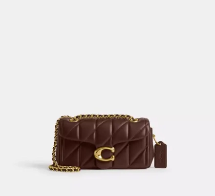 COACH СУМКА ЧЕРЕЗ ПЛЕЧО TABBY 20 С МЯГКОЙ ПОДКЛАДКОЙ, КОРИЧНЕВЫЙ